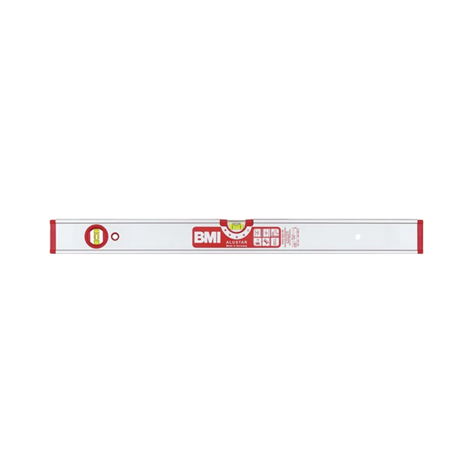 BMI Wasserwaage ALUSTAR 80cm Alu.silber ± 0,5 mm/m - 694080 E