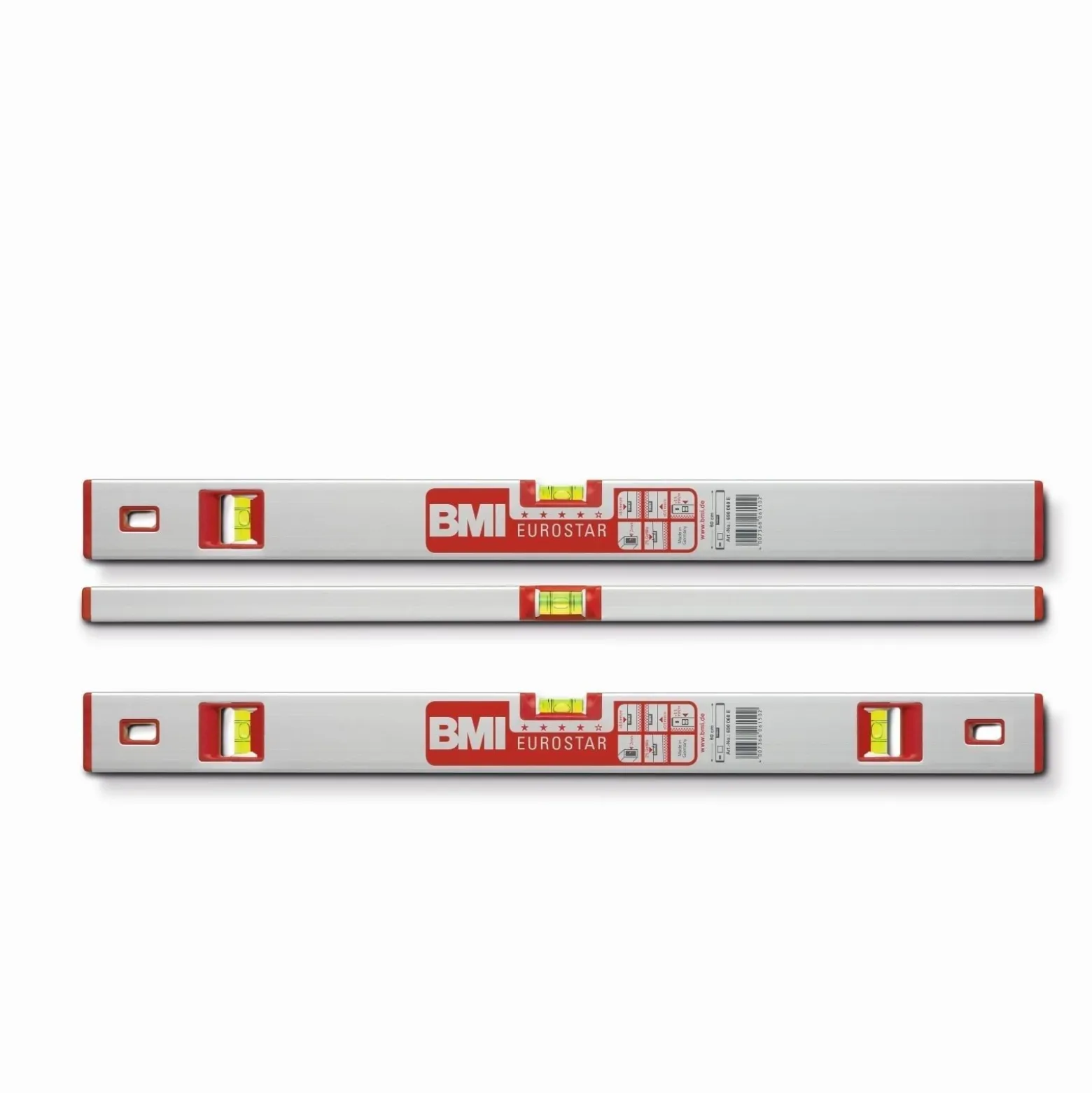 BMI Wasserwaage Eurostar Alu-WW - 80cm - 690080E