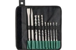 Bohrer-/Meißelsatz SDS-plus 10tlg. Rolltasche Metabo