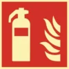 Brandschutzzeichen DIN EN ISO 7010 L200xB200 mm - 4011KHL20