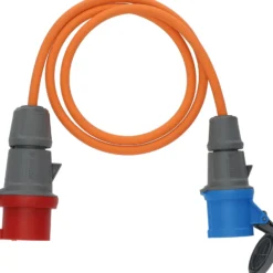 Brennenstuhl Camping-/Maritim Adapterkabel IP44 1,5 m orange H07RN-F 3G2,5 CEE-Stecker 400V/16A, CEE-Kupplung 230V/16A - 1170310040