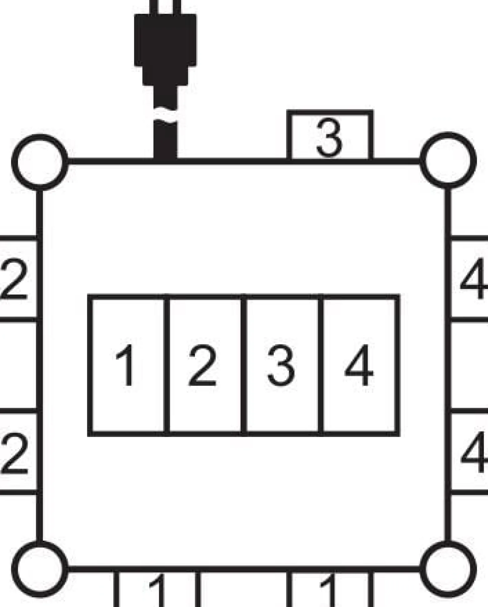 Brennenstuhl Kompakter Stromverteiler BSV 3-FI / TPE - 1153690200