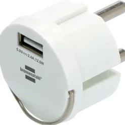 Brennenstuhl USB Steckdosenadapter 2,4A weiß - 1508110