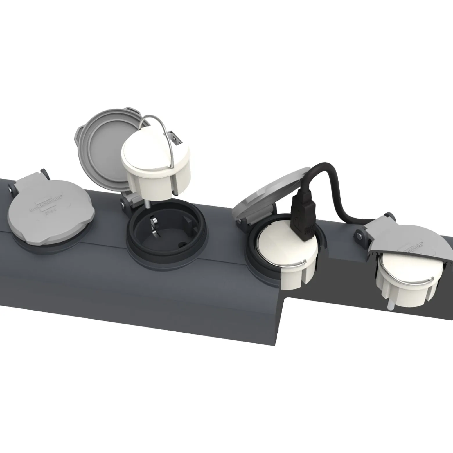 Brennenstuhl USB Steckdosenadapter 2,4A weiß - 1508110