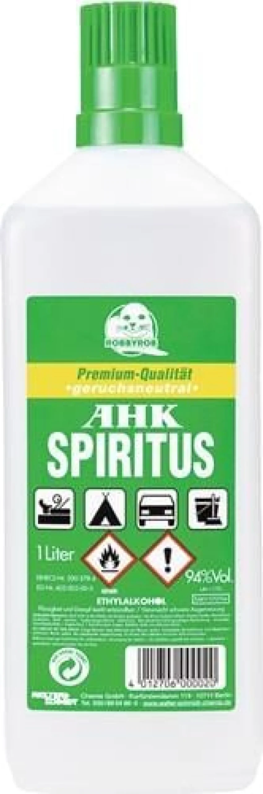 Brennspiritus AHK 1l Flasche ROBBYROB