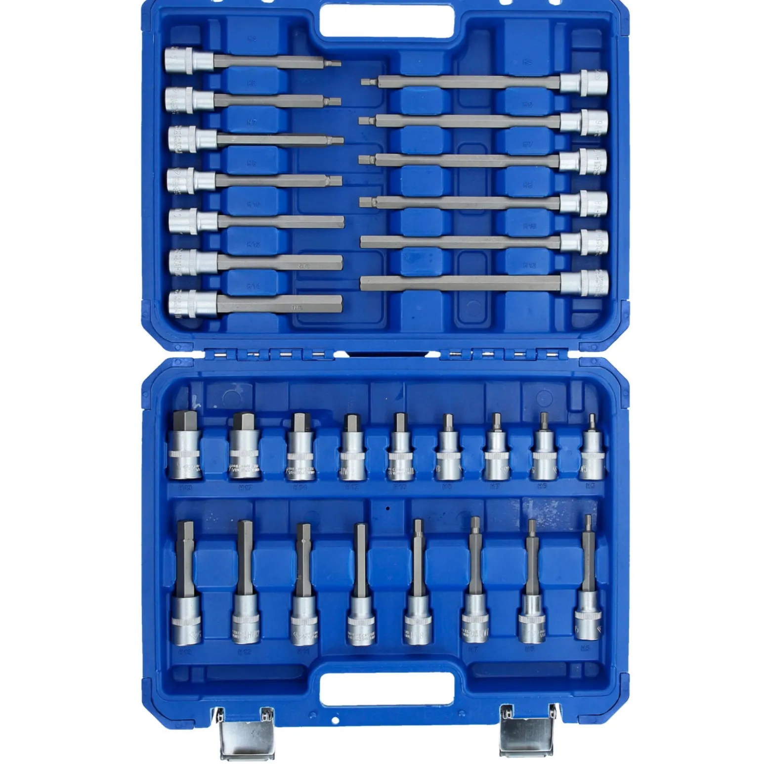 BRILLIANT TOOLS 1/2" Bit-Stecknuss-Satz 30tlg. Innensechskant-Profil - BT022030