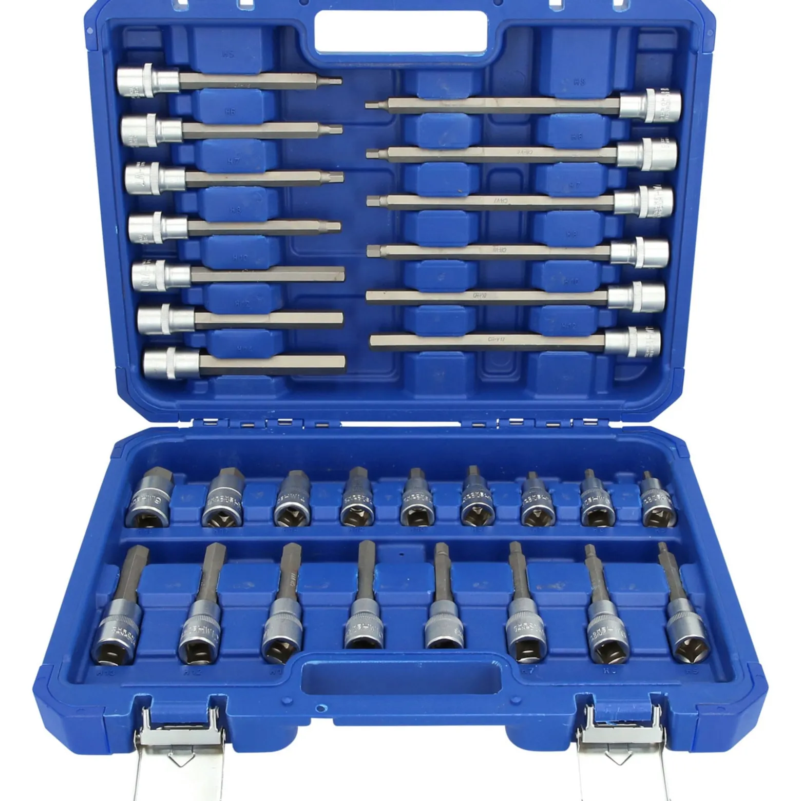 BRILLIANT TOOLS 1/2" Bit-Stecknuss-Satz 30tlg. Innensechskant-Profil - BT022030