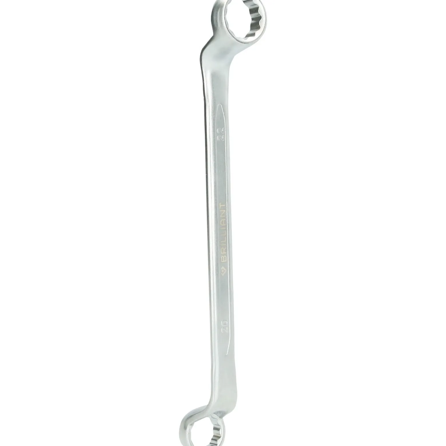 BRILLIANT TOOLS Doppel-Ringschlüssel gekröpft 20 x 22 mm - BT012907