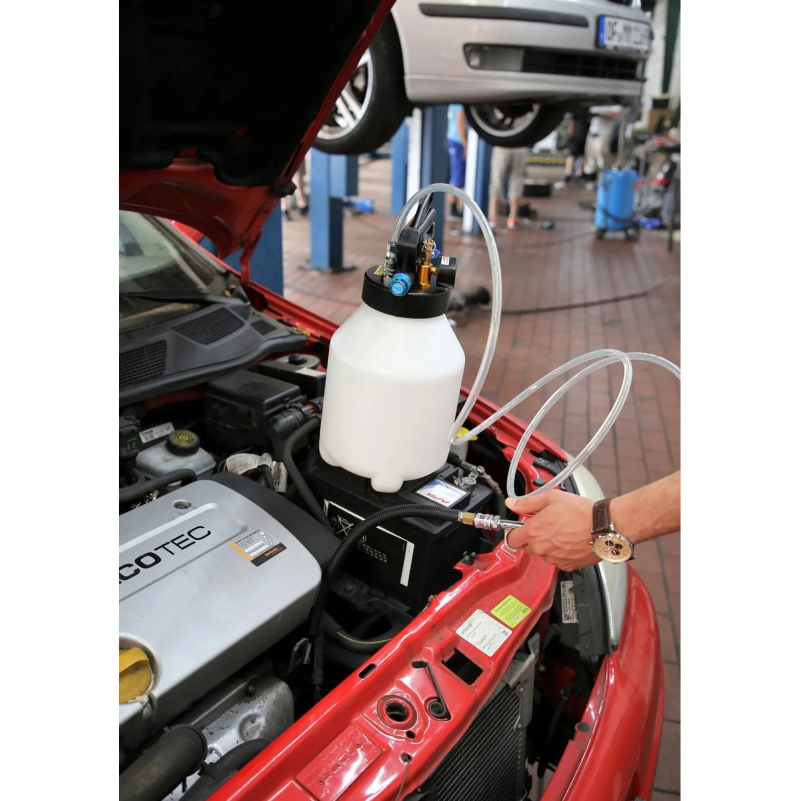 BRILLIANT TOOLS Getriebeöl-Füllgerät mit Adapter - BT621000