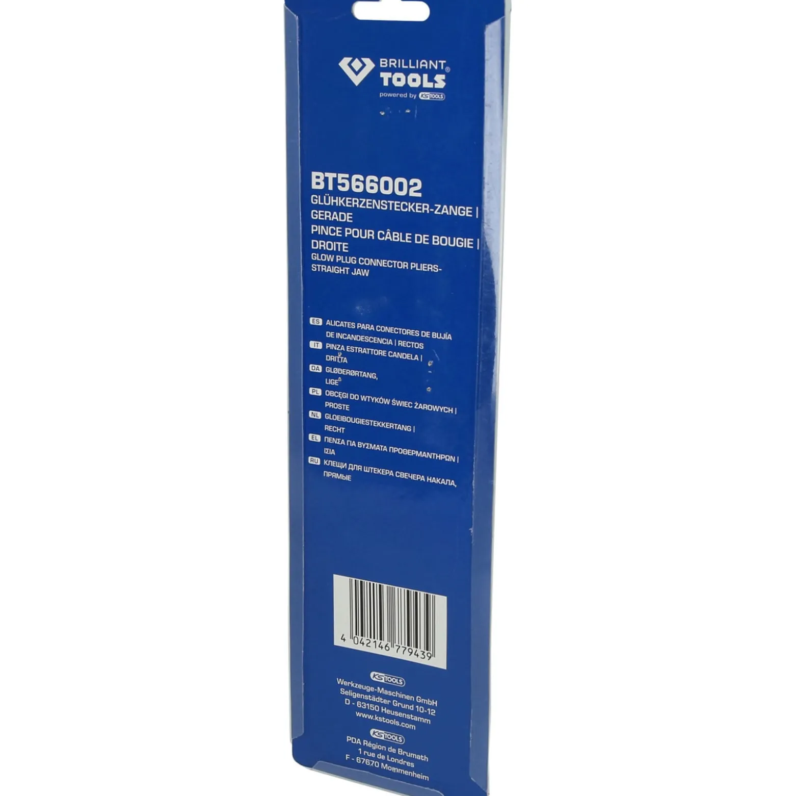 BRILLIANT TOOLS Glühkerzenstecker-Zange gerade - BT566002