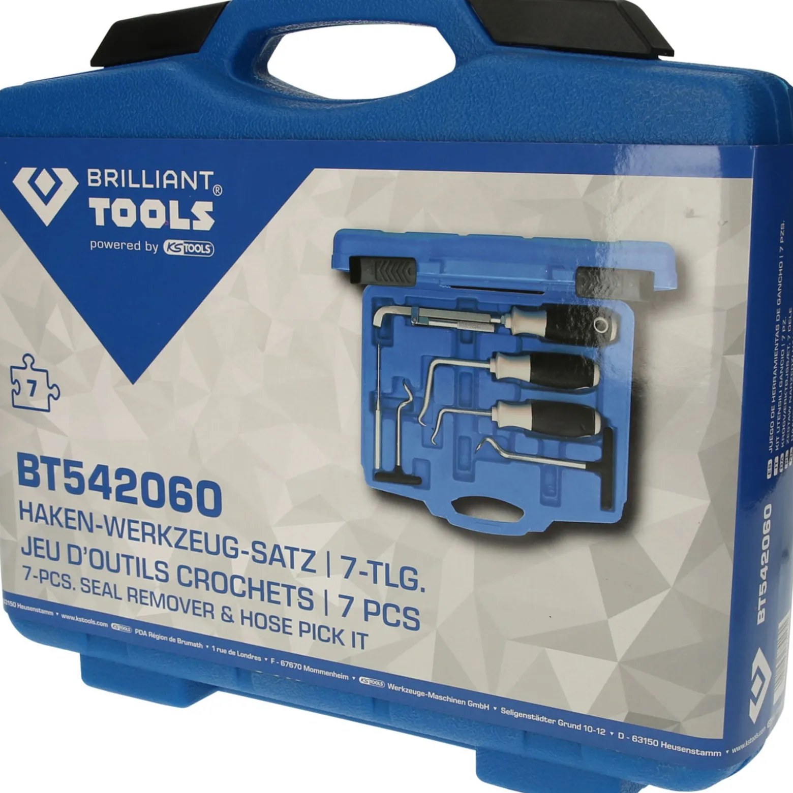 BRILLIANT TOOLS Haken-Werkzeug-Satz 7tlg. - BT542060