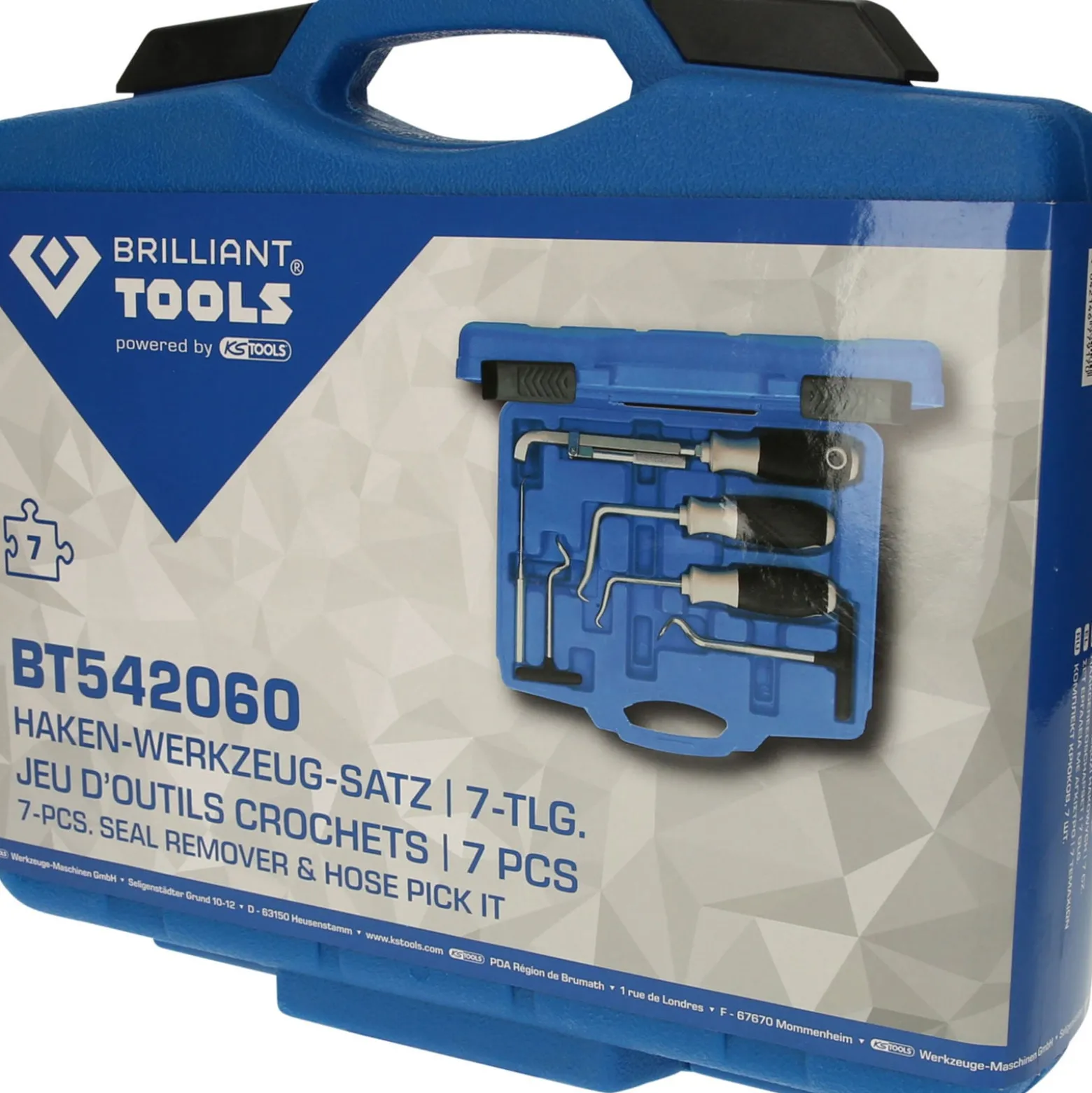BRILLIANT TOOLS Haken-Werkzeug-Satz 7tlg. - BT542060