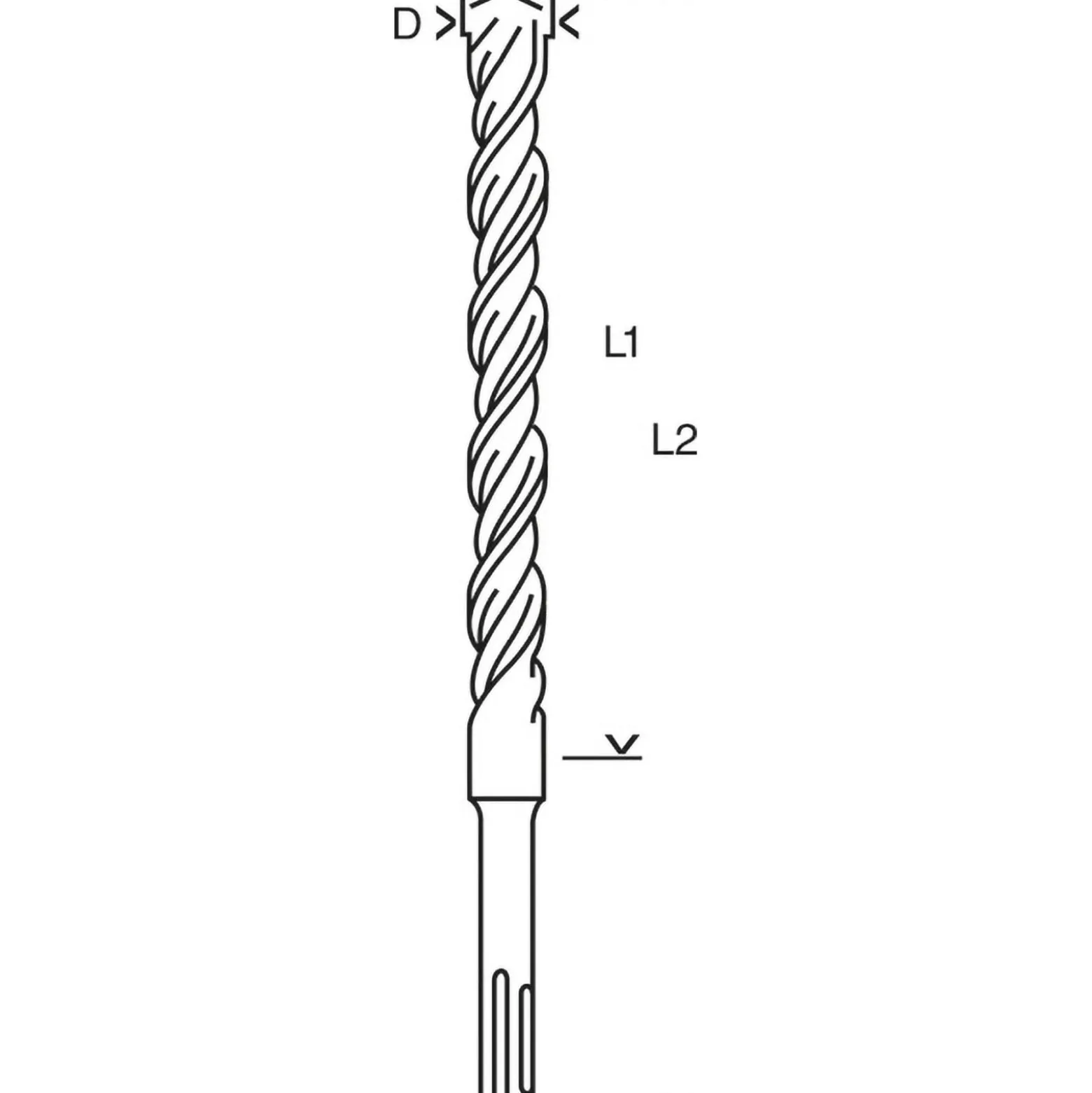 BRILLIANT TOOLS Hebel-Blechdurchgangsschere gerader Schnitt - BT067202