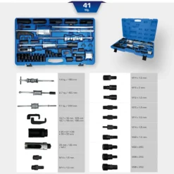BRILLIANT TOOLS Injektor-Auszieher-Satz 41tlg. - BT551010