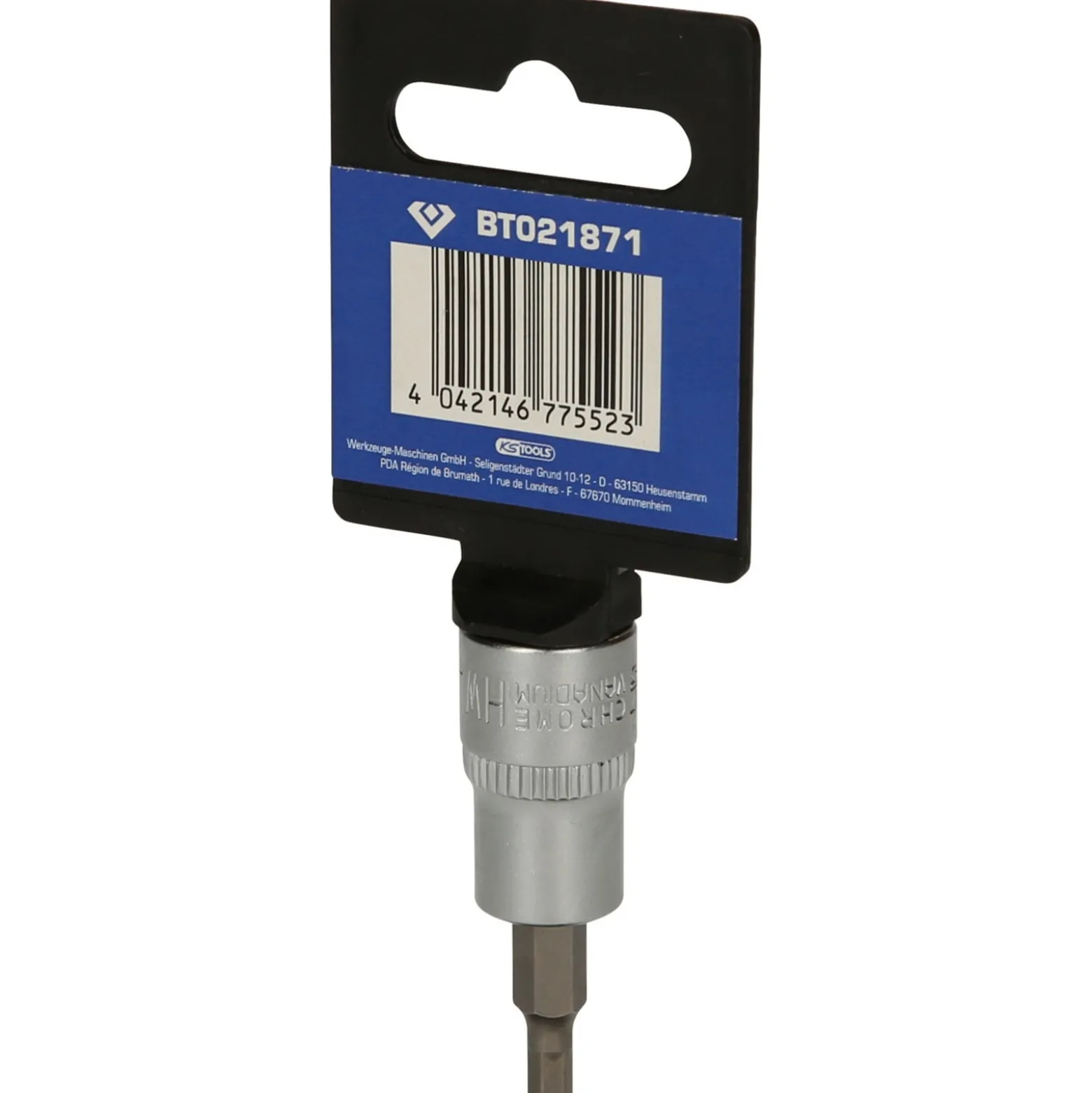 BRILLIANT TOOLS 3/8" Innensechskant Bit-Stecknuss 4 mm - BT021871
