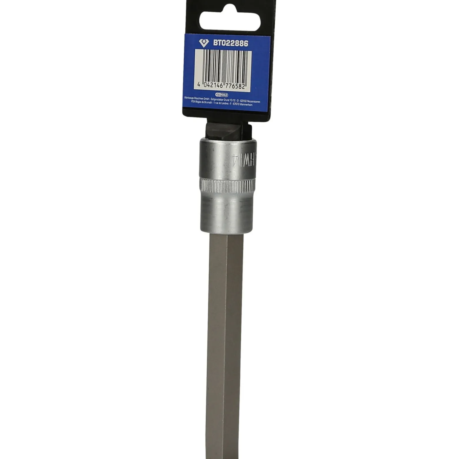 BRILLIANT TOOLS 1/2" Innensechskant Bit-Stecknuss 140 mm lang 14 mm - BT022886