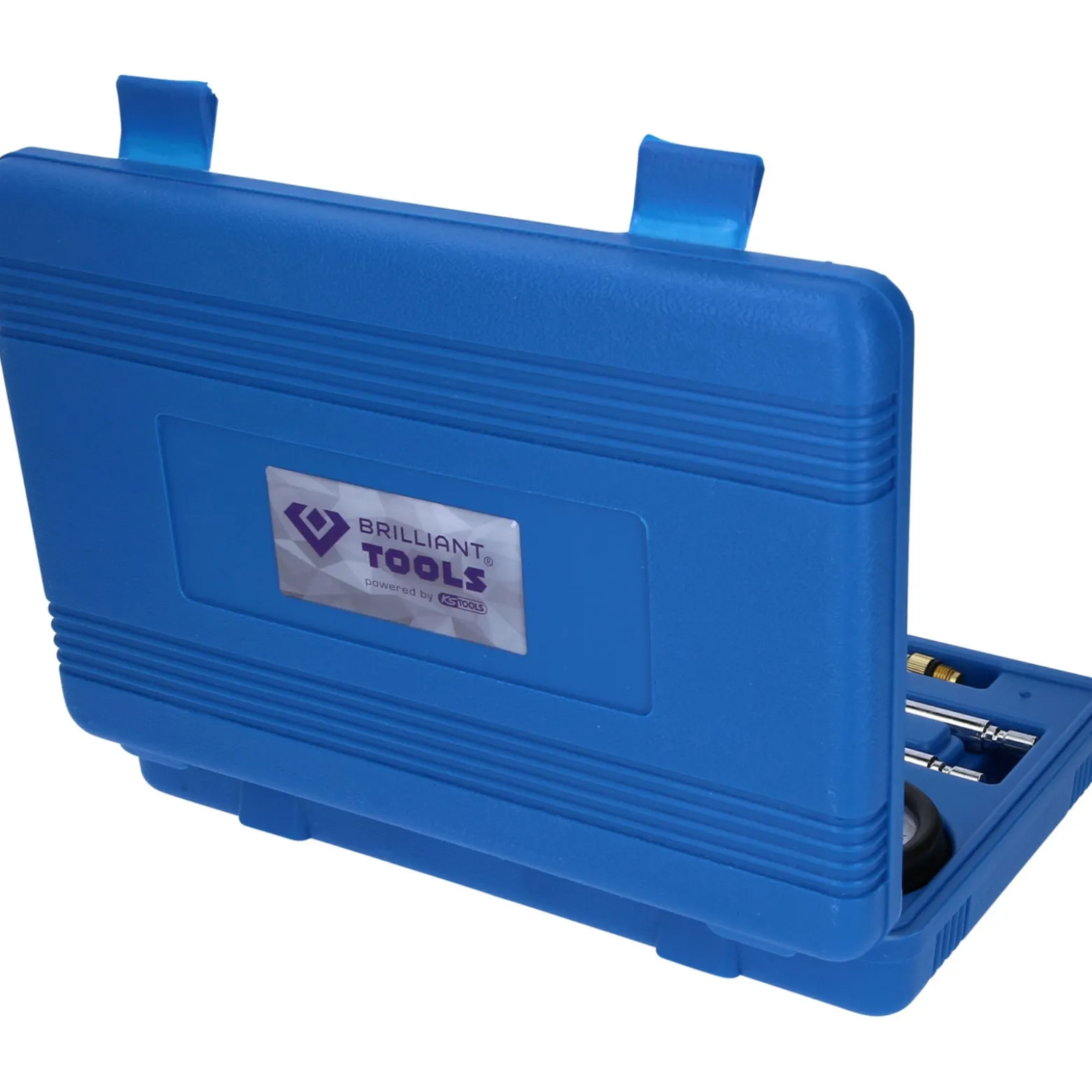 BRILLIANT TOOLS Kompressionstester-Satz für Benzin Motoren 8tlg. - BT581100