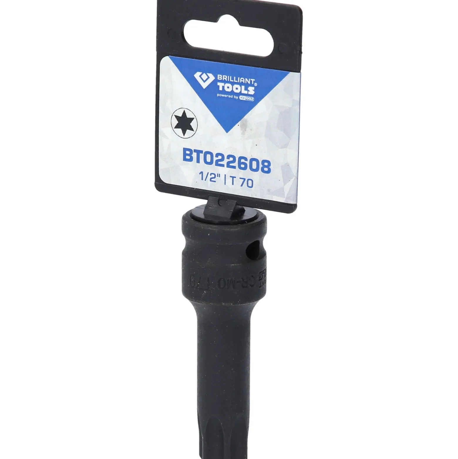BRILLIANT TOOLS 1/2" Kraft Bit-Stecknuss Torx T70 - BT022608