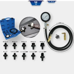 BRILLIANT TOOLS Öldruck-Tester-Satz 12tlg. - BT581450