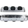 BRILLIANT TOOLS Magnetisches Tablett / Schale-Set aus Edelstahl 65 x 226 mm 2tlg. - BT691155