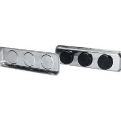 BRILLIANT TOOLS Magnetisches Tablett / Schale-Set aus Edelstahl 65 x 226 mm 2tlg. - BT691155