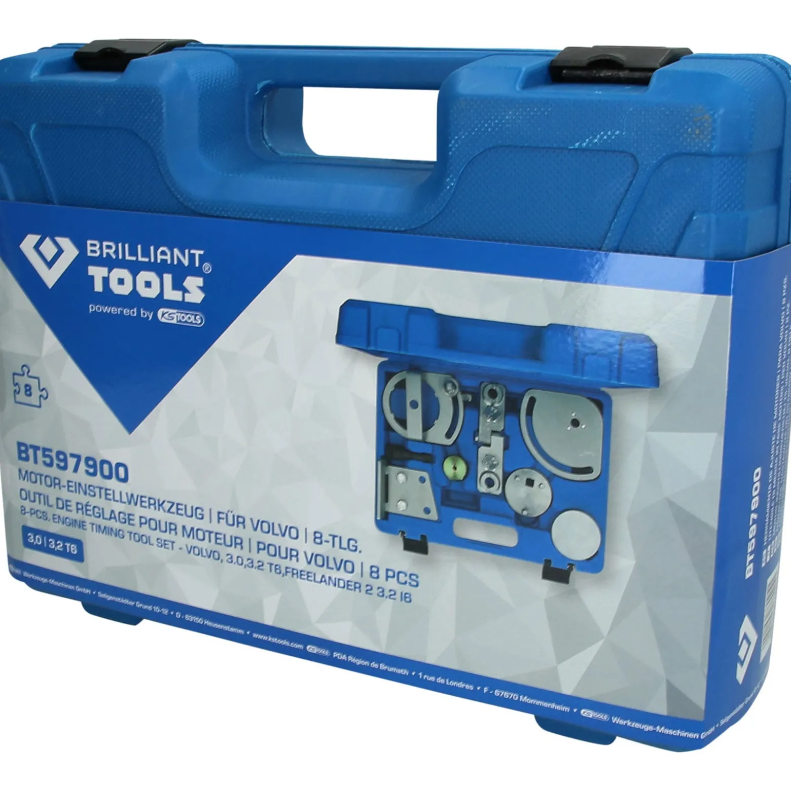 BRILLIANT TOOLS Motor-Einstellwerkzeug-Satz für Volvo T6 - BT597900