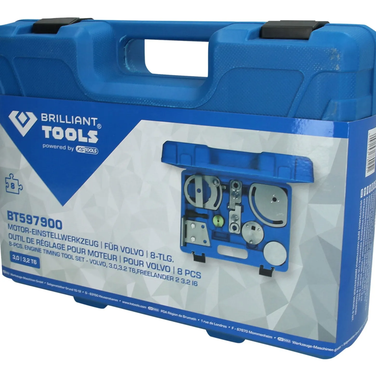 BRILLIANT TOOLS Motor-Einstellwerkzeug-Satz für Volvo T6 - BT597900