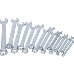 BRILLIANT TOOLS Ring-Maulschlüssel-Satz 15tlg. - BT011015
