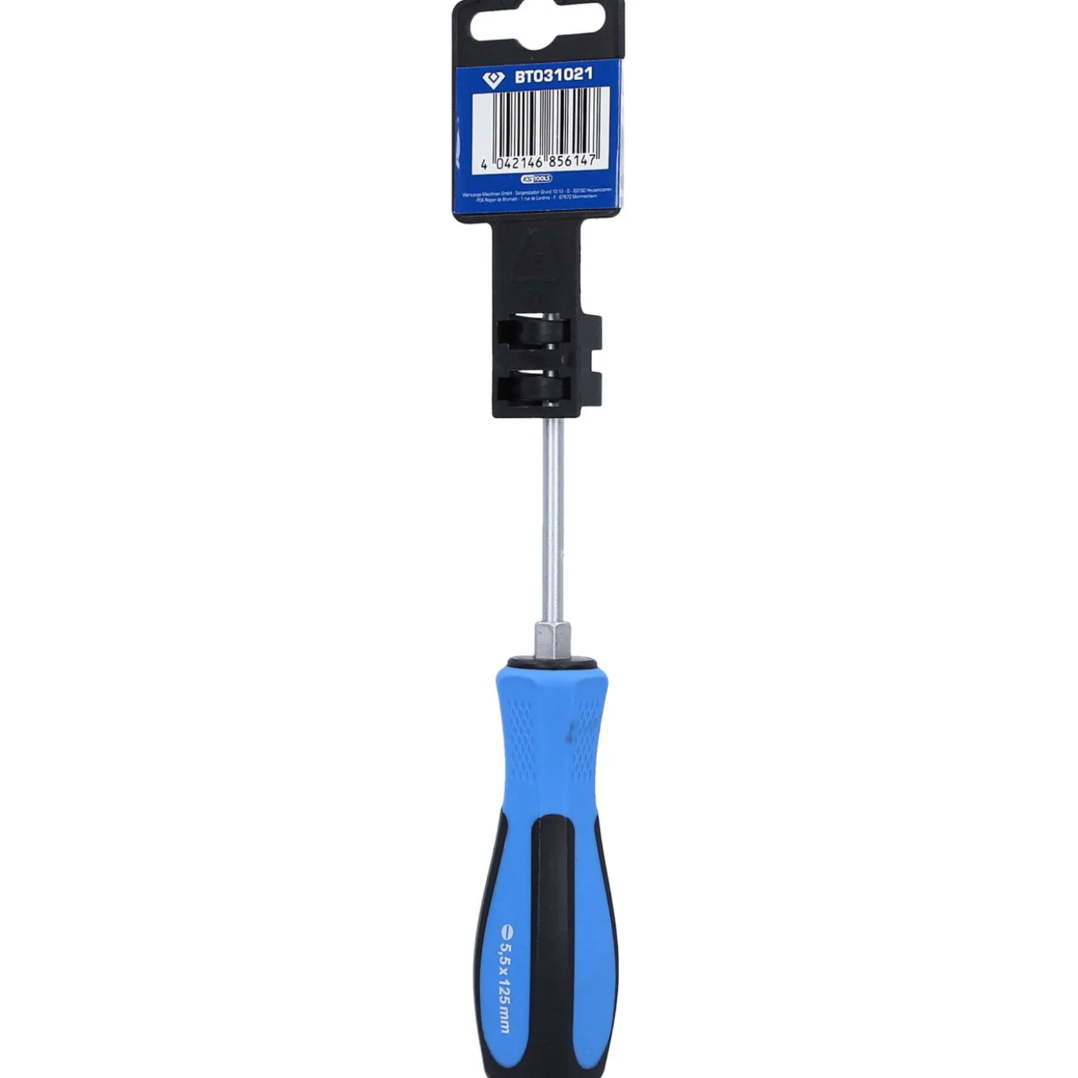 BRILLIANT TOOLS Schraubendreher Schlitz mit Schlagkappe 5,5 x 125 mm - BT031021