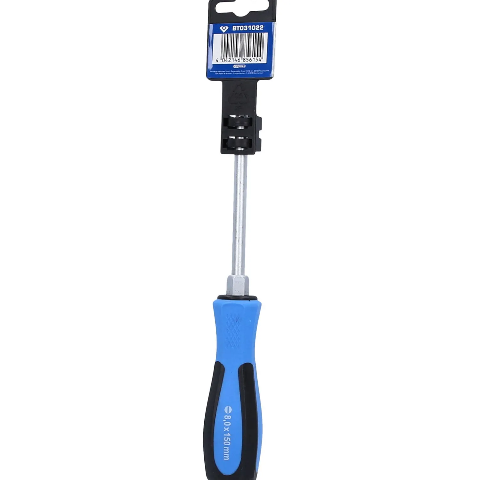 BRILLIANT TOOLS Schraubendreher Schlitz mit Schlagkappe 8,0 x 150 mm - BT031022