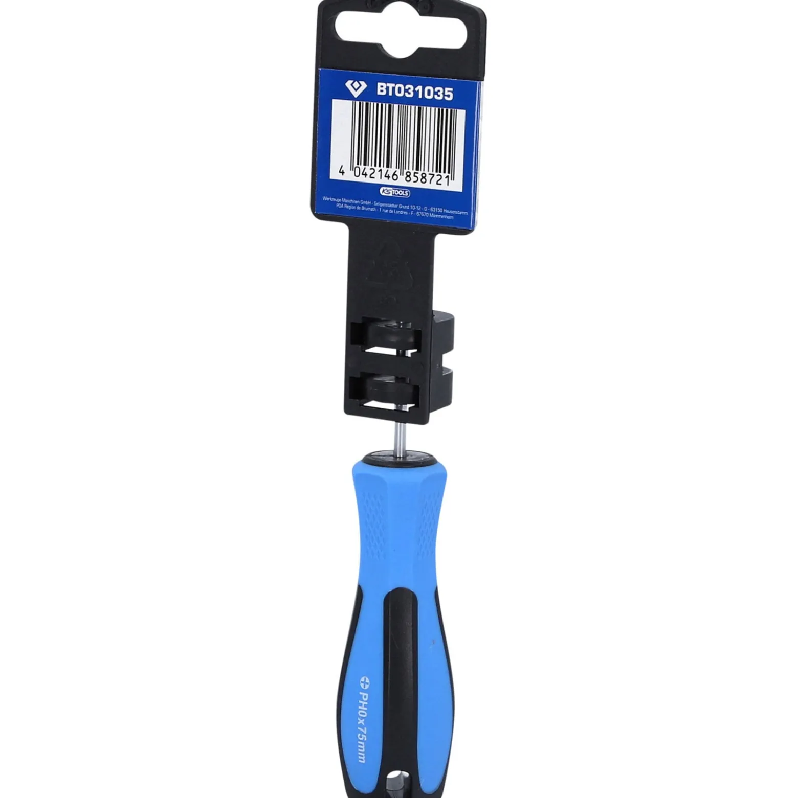 BRILLIANT TOOLS Schraubendreher Kreuzschlitz PH0 x 75 mm - BT031035