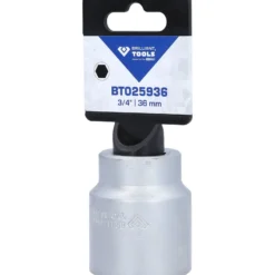 BRILLIANT TOOLS 3/4" Sechskant-Stecknuss 36 mm - BT025936