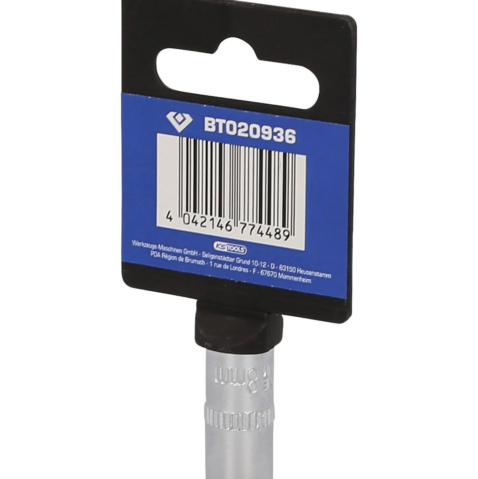 BRILLIANT TOOLS 1/4" Sechskant-Stecknuss 8 mm - BT020936