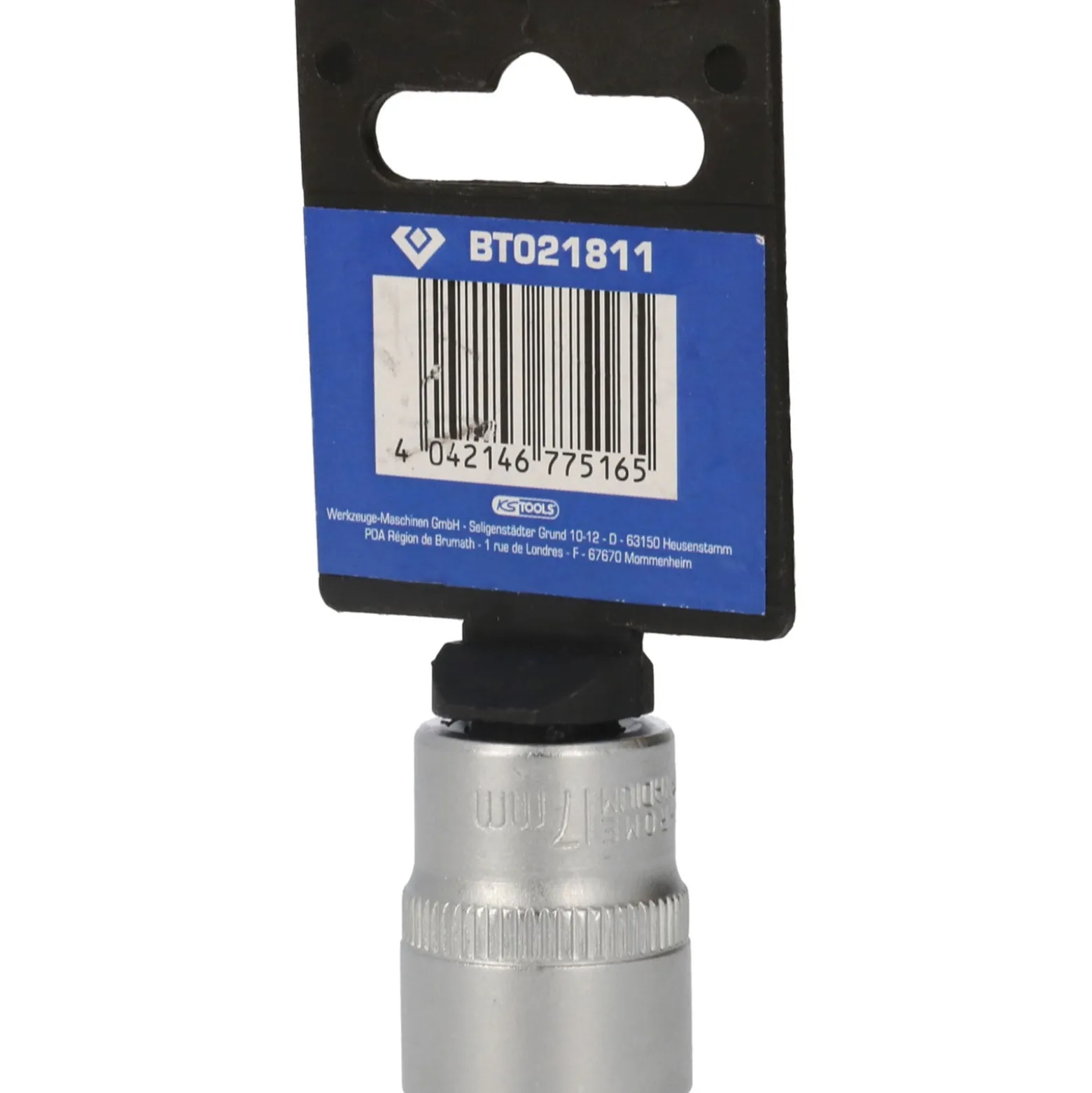 BRILLIANT TOOLS 3/8" Sechskant-Stecknuss 17 mm - BT021811
