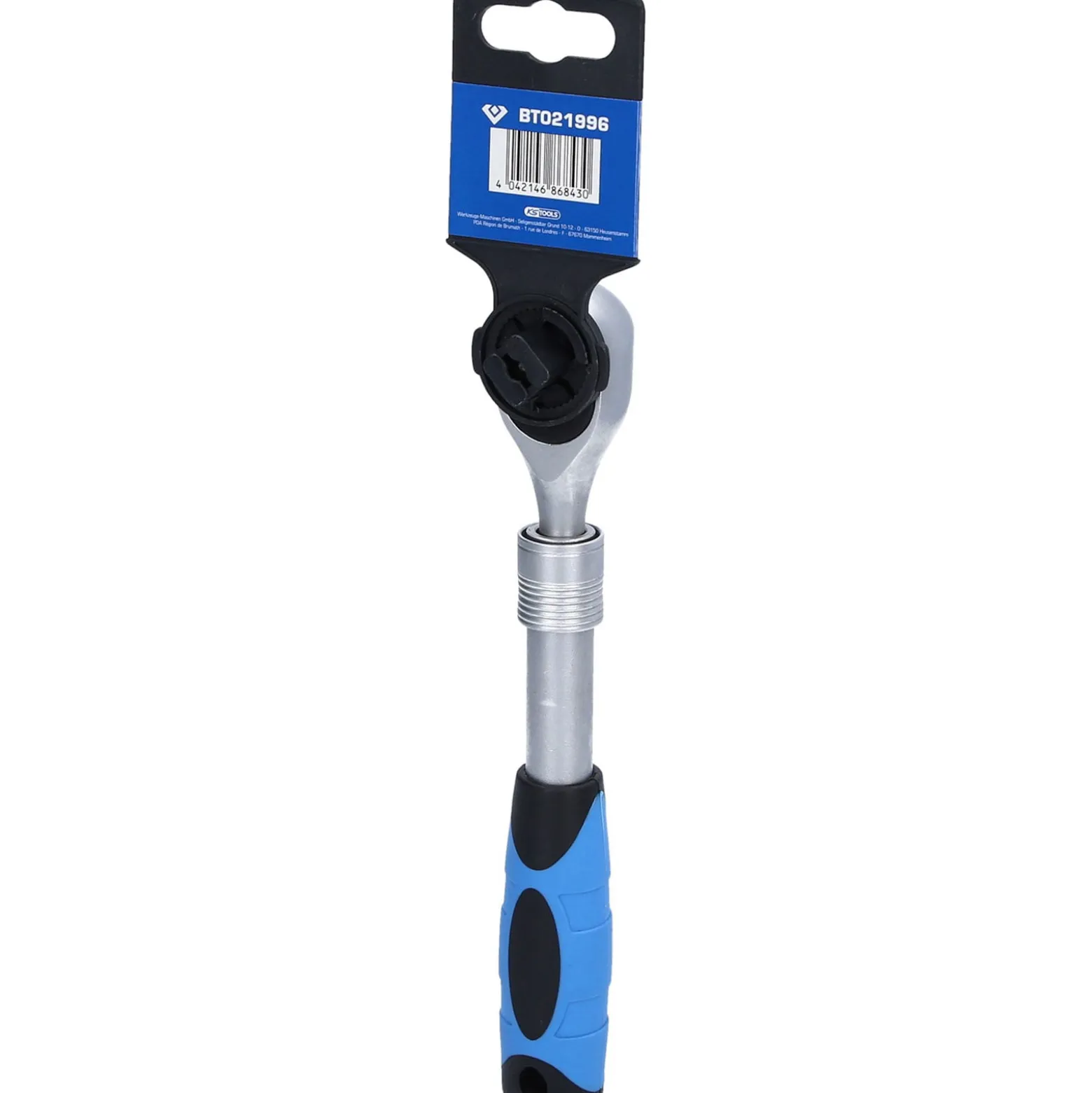 BRILLIANT TOOLS 3/8" Teleskop-Umschaltknarre (220 - 320 mm) - BT021996