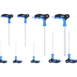 BRILLIANT TOOLS T-Griff-Kugelkopf-Innensechskant-Winkelstiftschlüssel-Satz 9tlg. - BT041100