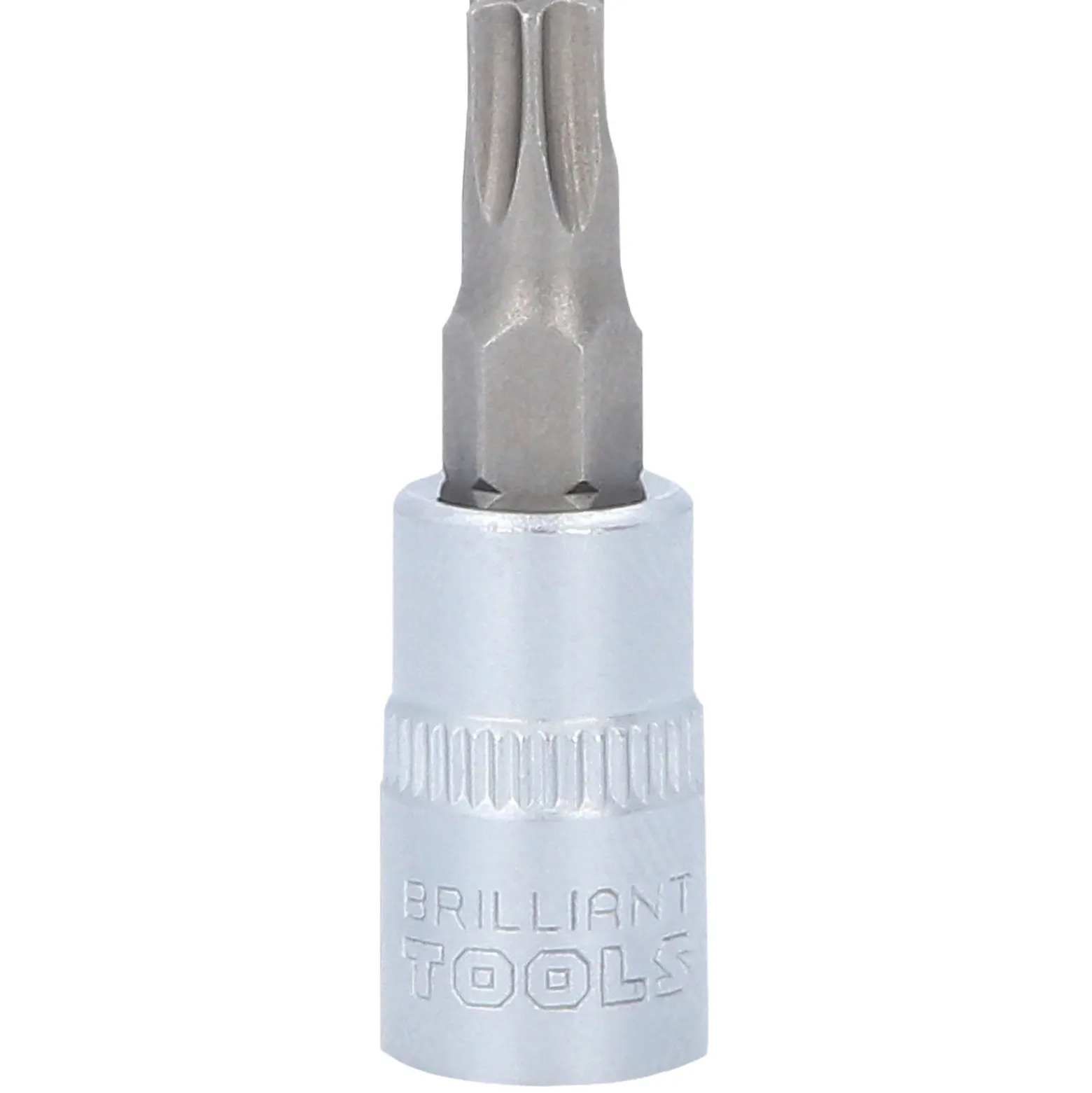 BRILLIANT TOOLS 1/4" Torx-Bit-Stecknuss mit Stirnlochbohrung TB30 - BT020986