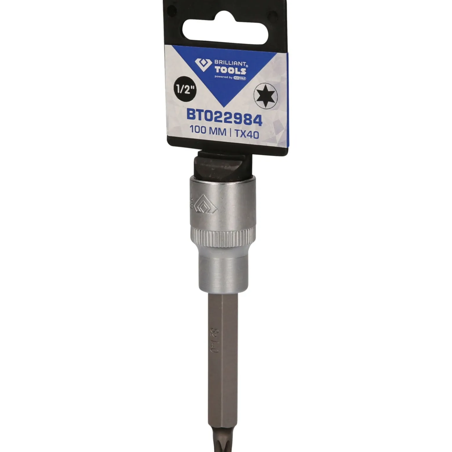 BRILLIANT TOOLS 1/2" Torx-Bit-Stecknuss 100 mm lang T40 - BT022984