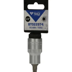 BRILLIANT TOOLS 1/2" Torx-Bit-Stecknuss 55 mm lang T40 - BT022974