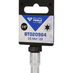 BRILLIANT TOOLS 1/4" Torx-E-Stecknuss E8 - BT020964