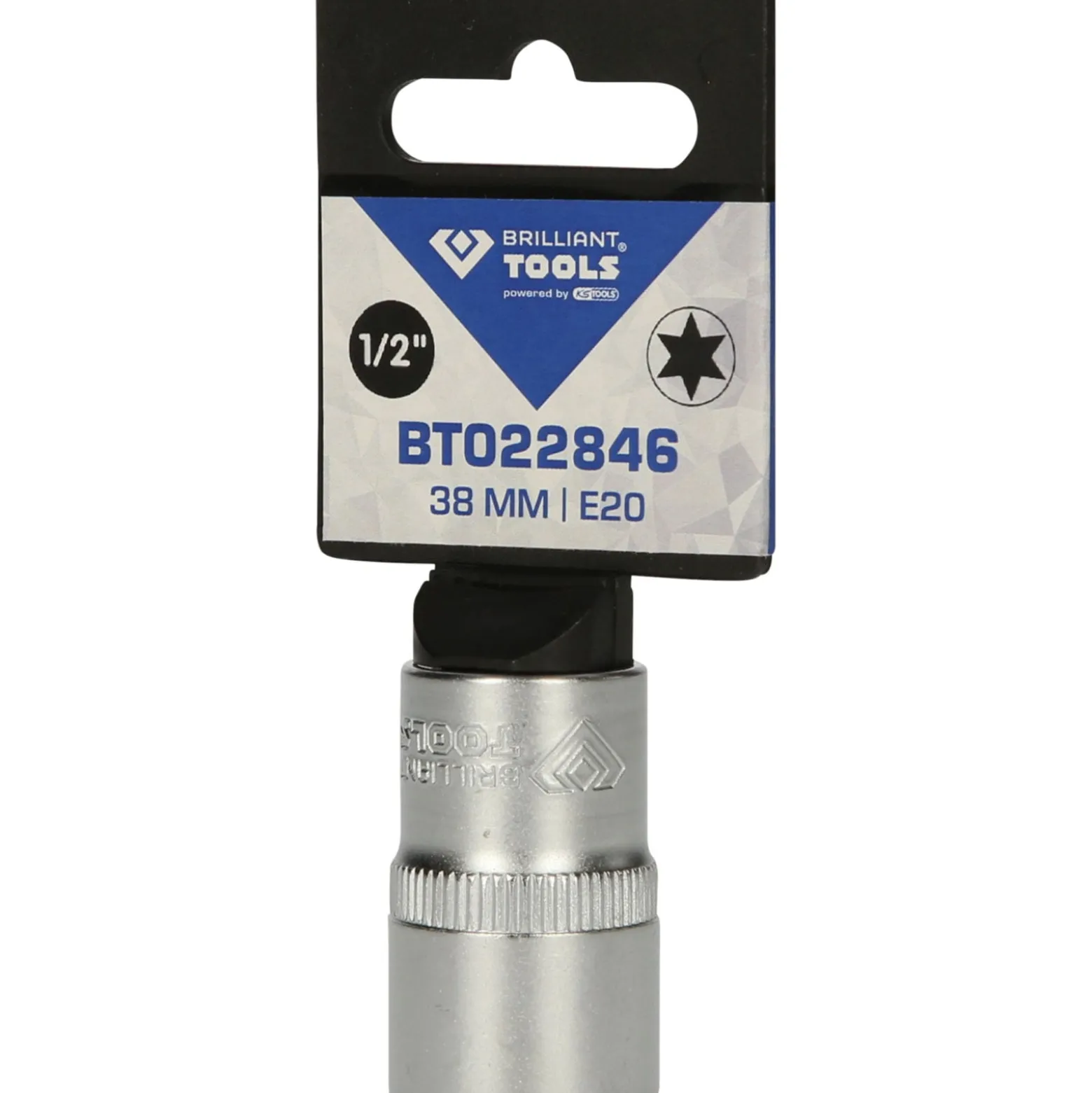 BRILLIANT TOOLS 1/2" Torx-E-Stecknuss E20 - BT022846