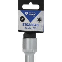 BRILLIANT TOOLS 1/2" Torx-E-Stecknuss E10 - BT022840