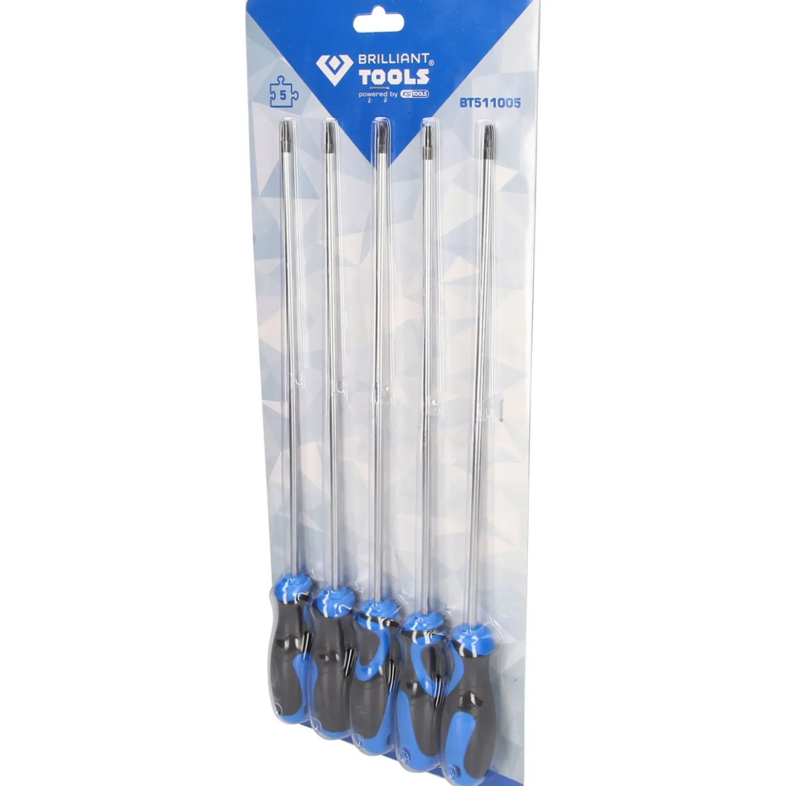 BRILLIANT TOOLS Torx-Schraubendreher-Satz 5tlg. - BT511005