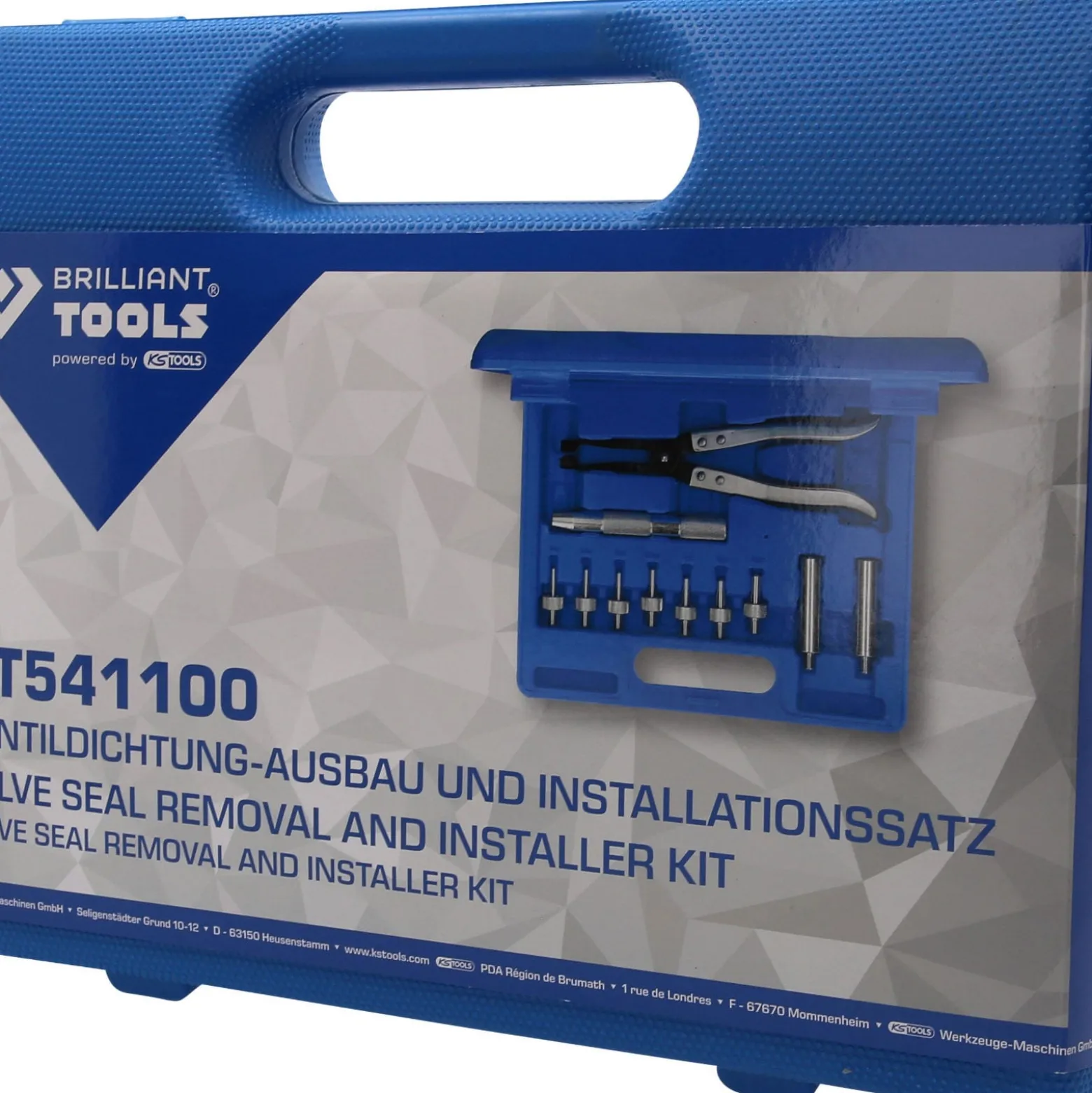 BRILLIANT TOOLS Ventilschaftabdichtungs-Montage und Demontage-Satz 11tlg. - BT541100