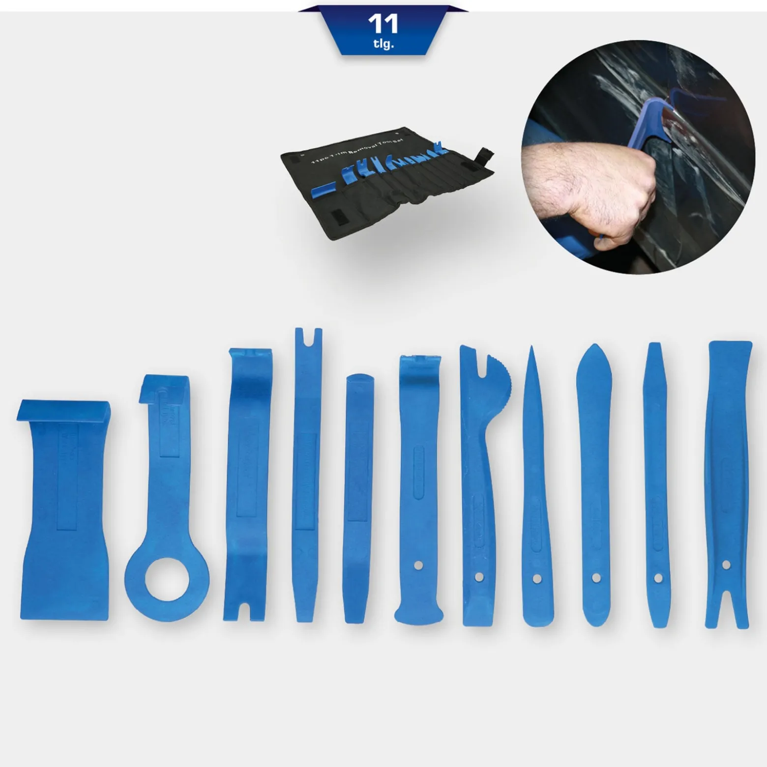 BRILLIANT TOOLS Zierleistenkeile-Satz 11tlg. - BT511065