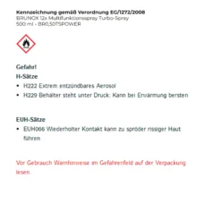 BRUNOX Multifunktionsspray Turbo-Spray 500 ml - BR0,50TSPOWER