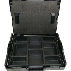 BS Systems L-Boxx 102 schwarz inkl. Kleinteileeinsatz 8 Fächer
