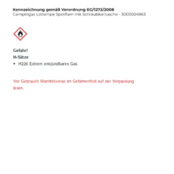 Campingaz Lötlampe Spotflam mit Schraubkartusche - 3000004963