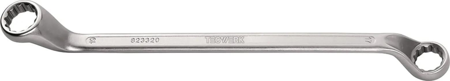 Doppelringschlüssel 18x19mm 290mm tief gekr.TECWERK