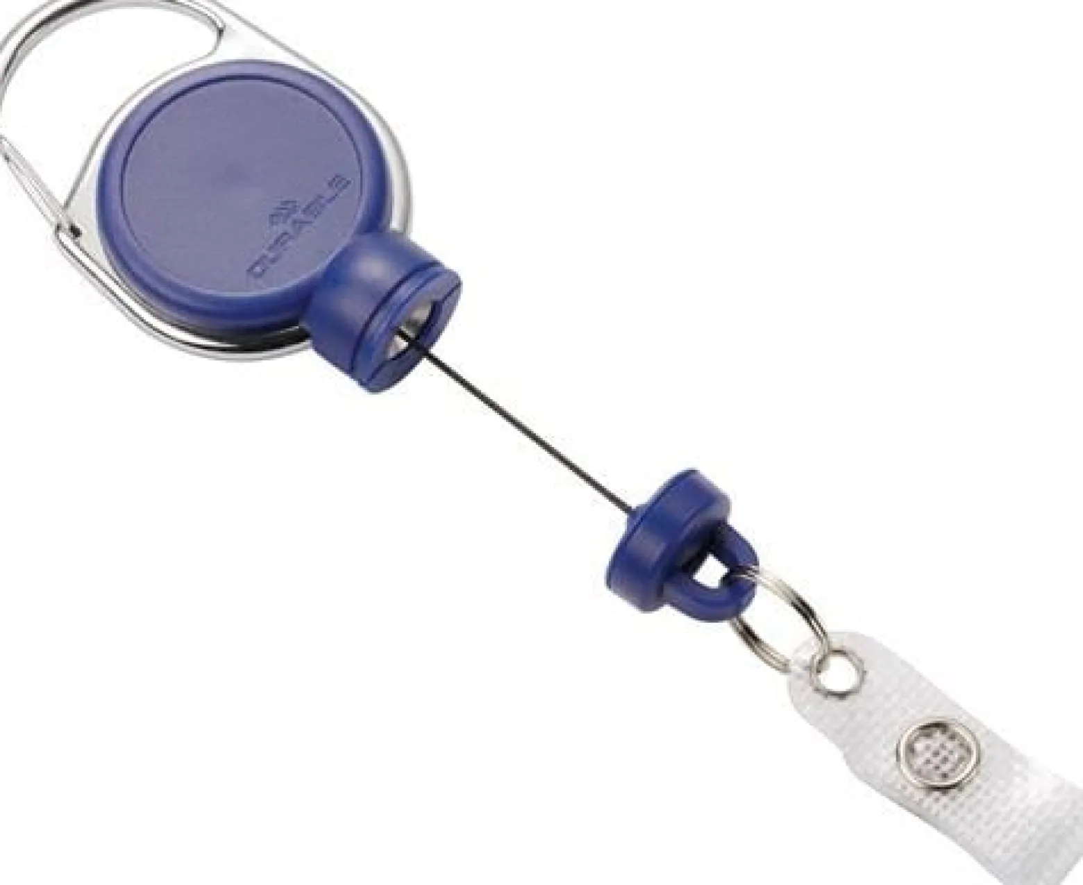Durable Ausweishalter extra stark mit Druckknopfschlaufe blau - 832907